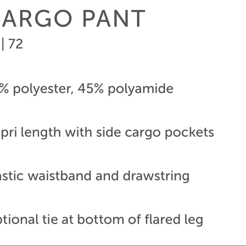 White dance cargo pants - Picture 2 of 3